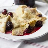 Easy cherry compote image