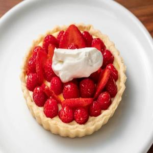 Strawberry and Raspberry Tart with Meyer Lemon Pastry Cream image