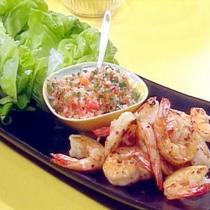 Grilled Jumbo Shrimp and Pickled 