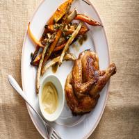 Roasted Game Hen with Root Vegetables image