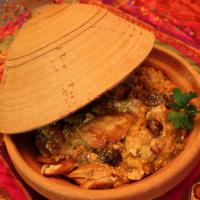 Moroccan Tagine of Chicken With Apricots image