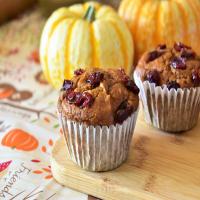 Healthy Whole Wheat Spiced Pumpkin Muffins image