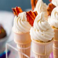 Maple Bacon Ice Cream Cone Cupcakes image