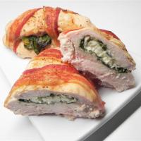 Bacon Wrapped Turkey Breast Stuffed with Spinach and Feta image