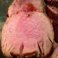 Boneless Smoked Ham With Dijon Sauce in Crockpot_image