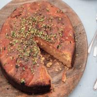 Apricot Almond Cake With Rosewater & Cardamom_image