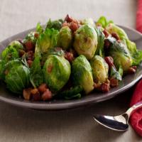 Brussels Sprouts with Chestnuts, Pancetta and Parsley image