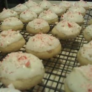 Candy Cane Snowball Cookies image