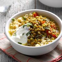 Coconut Lentils with Rice image