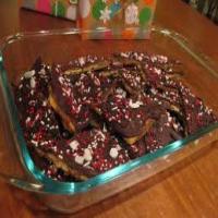 Chocolate Oyster Cracker Squares_image