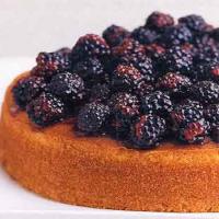 Buttermilk Cake with Blackberries and Beaumes-de-Venise_image