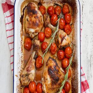 Roast Chicken and Tomatoes with Rosemary_image