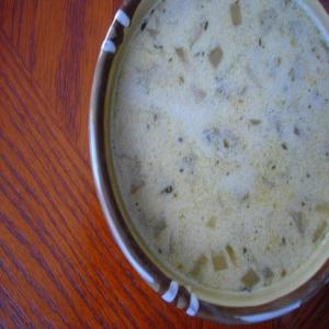Smoked Gouda and Shiitake Mushroom Soup_image