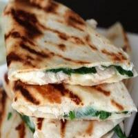 Chicken, Spinach and Goat Cheese Quesadillas image
