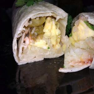 Breakfast Burrito With Green Beans image