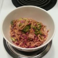 Sesame Noodles With Napa Cabbage image
