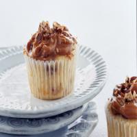 Cranberry Cupcakes with Dulce de Leche Pecan Frosting image