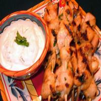 Chipotle Chicken Skewers With Creamy Cilantro Dipping Sauce_image