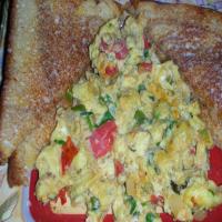 Indian Scrambled Eggs With Onion and Tomatoes (Khichri Unda) image
