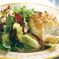 Garden Lettuces with Baked Goat Cheese_image