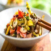 Cold Sesame Noodles With Sweet Peppers image
