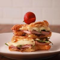 Castle Wood Reserve® Uncured Honey Ham, Apricot, And Brie Croissant Sandwich Recipe by Tasty image