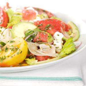 Heirloom Tomato and Watermelon Salad_image