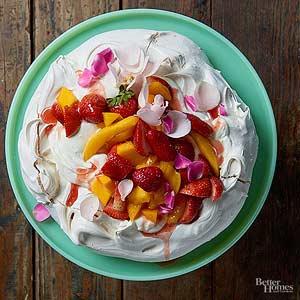 Strawberry, Mango & Rose Pavlova Recipe - (4.6/5)_image