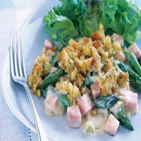 Swiss Cheese, Ham and Asparagus Bake_image