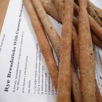 Rye Breadsticks With Caraway Seed image