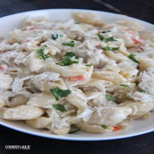 Cheesy Crab Alfredo Pasta Recipe - Cooked by Julie_image