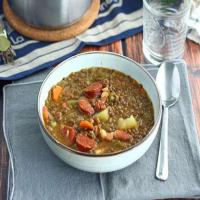 Spanish lentil soup_image