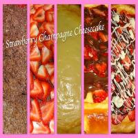 Strawberry Champagne Cheesecake image