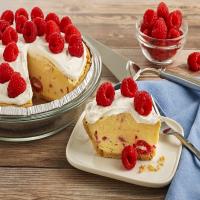 Easy Raspberry Yogurt Cream Pie image