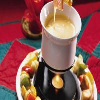 Cheese Fondue With Roasted Vegetable Dippers_image