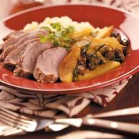 Pork with Curried Apple & Couscous image