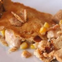 Chicken and sweetcorn pie image