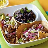 Chicken Carne Asada Tacos with Pickled Onions Recipe image