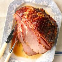 Baked Ham with Cherry Sauce_image