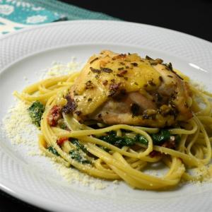 Oven Chicken and Linguini_image