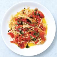 Spaghetti with Tomatoes and Anchovy Butter image