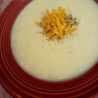 Creamy Parmesan Potato Soup image