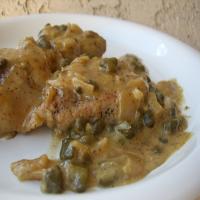 Pork Medallions With Mustard-Caper Sauce_image