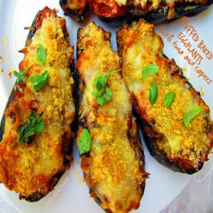 Eggplant Boats With Tuna and Capers_image