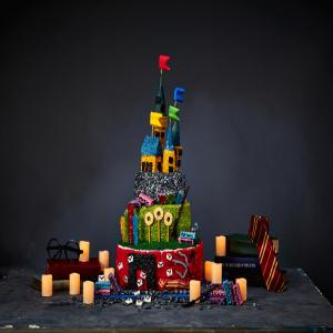 Harry Potter Birthday Castle Cake_image