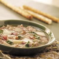 Spinach Sausage Soup image