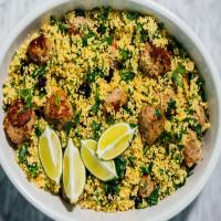 Chicken Koftas With Lime Couscous image