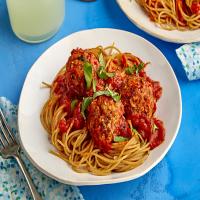 Zucchini 'Meatballs' and Spaghetti_image