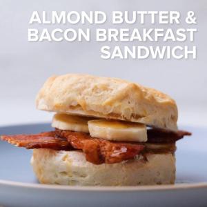 Almond Butter & Bacon Breakfast Sandwich Recipe by Tasty_image