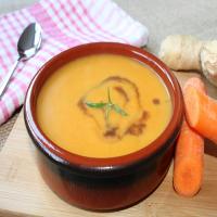 Carrot Soup with Ginger and Lemon image